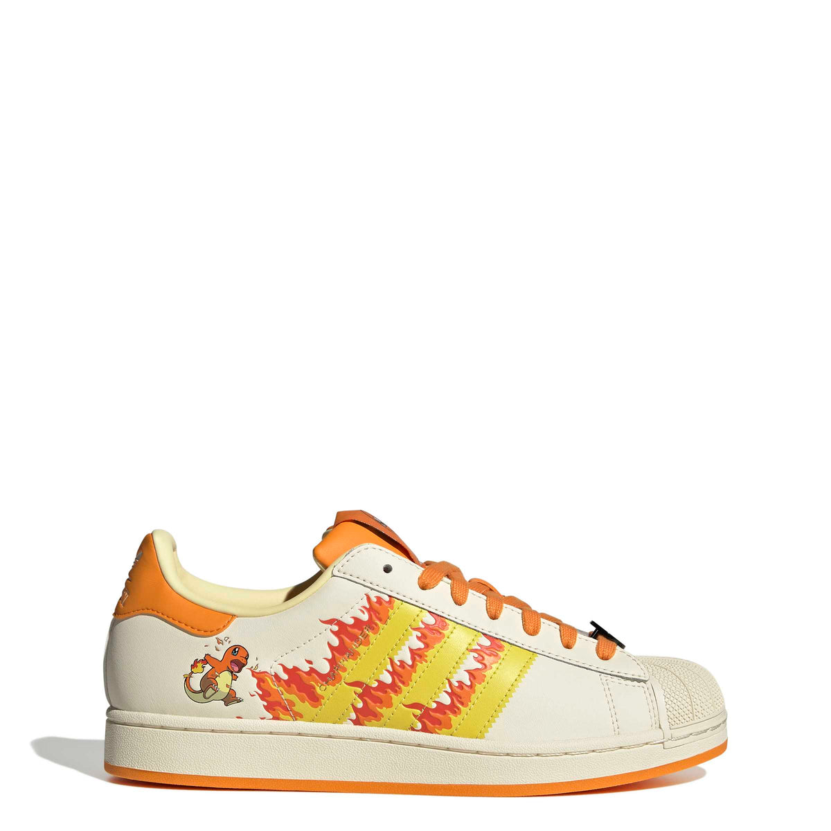 ADIDAS POKEMON SUPERSTAR II 'CREAM WHITE/SHOCK YELLOW/BOLD ORANGE' - 09 26 26