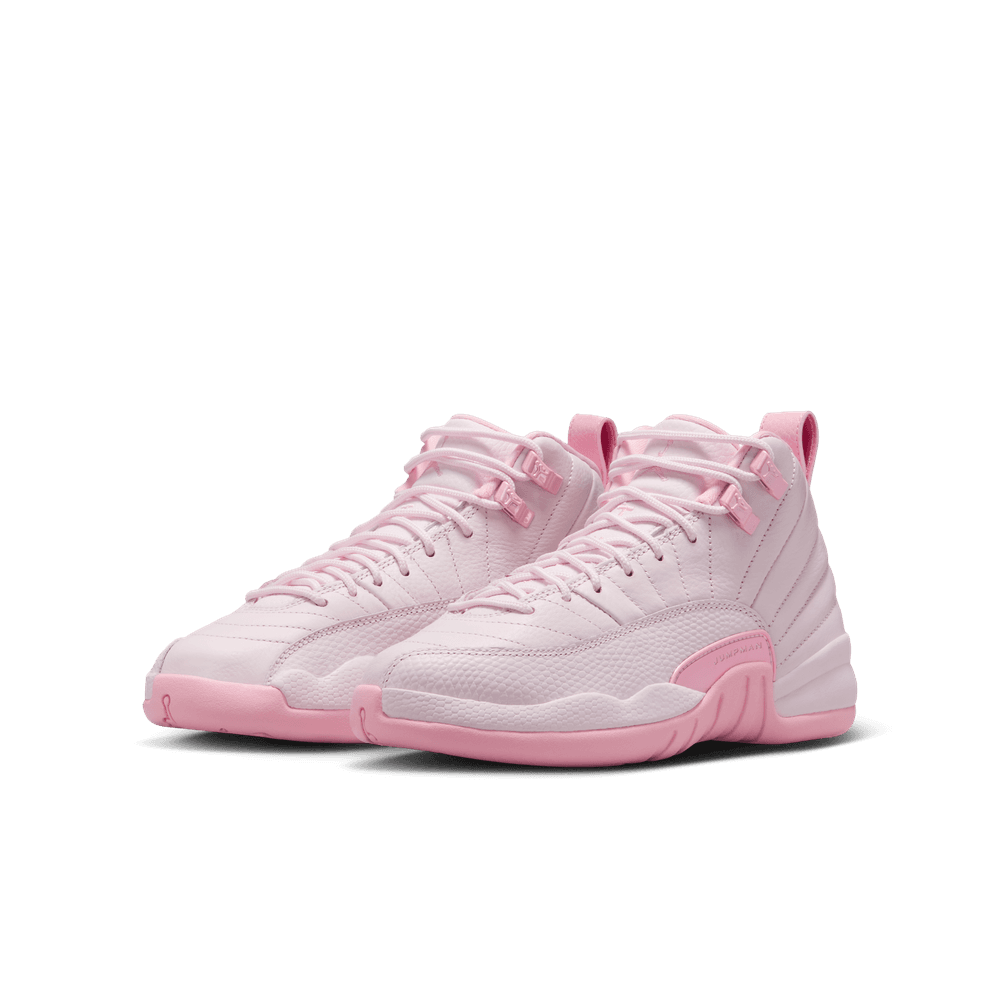Kids Air Jordan 12 Retro 'Pearl Pink/Medium Soft Pink'