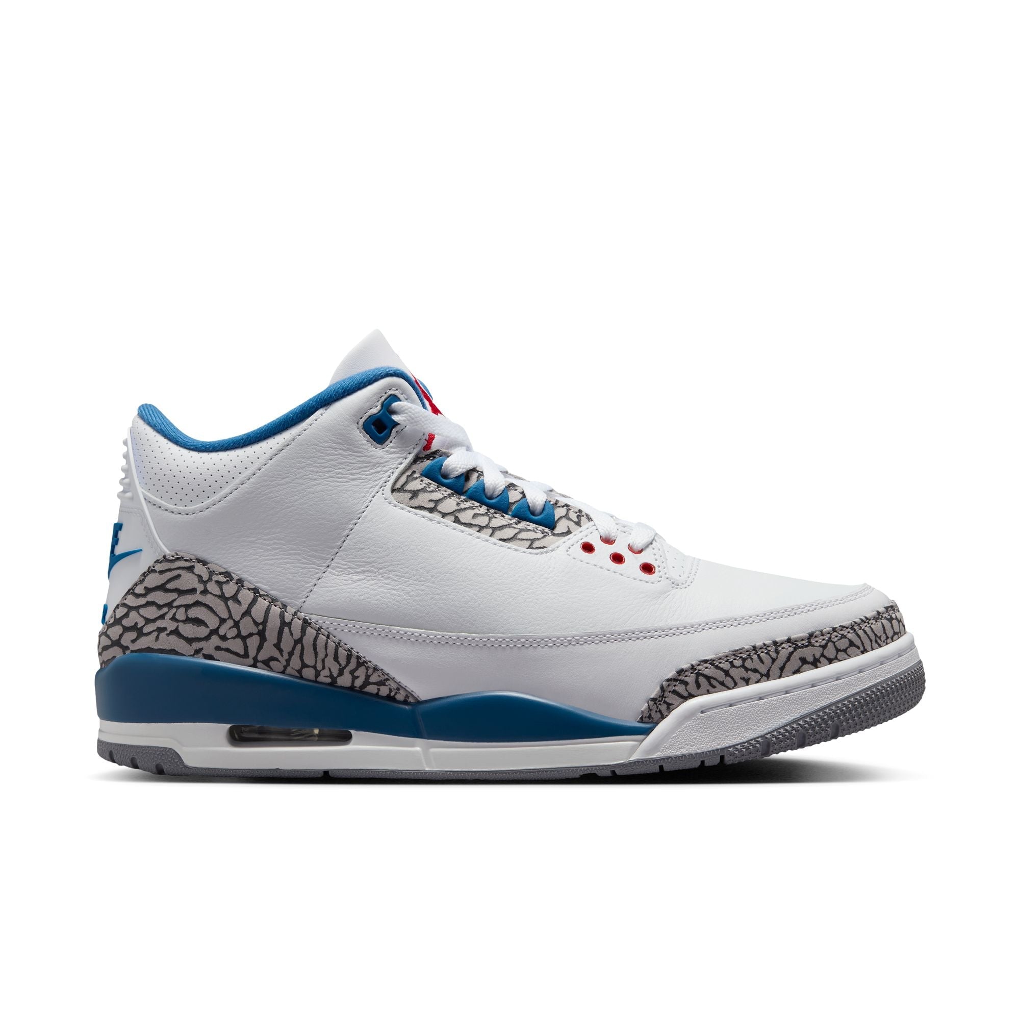 AIR JORDAN 3 RETRO 'WHITE/FIRE RED-TRUE BLUE'
