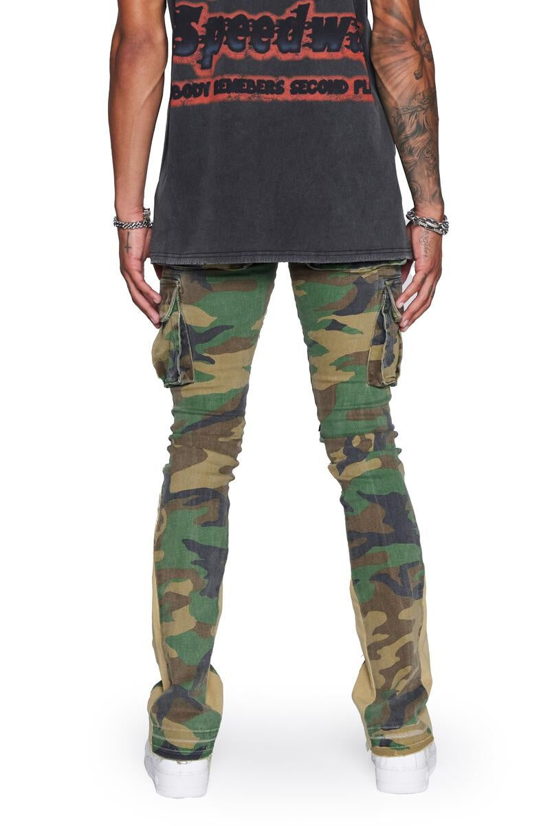 Valabasas Commander Stacked Flare Jean