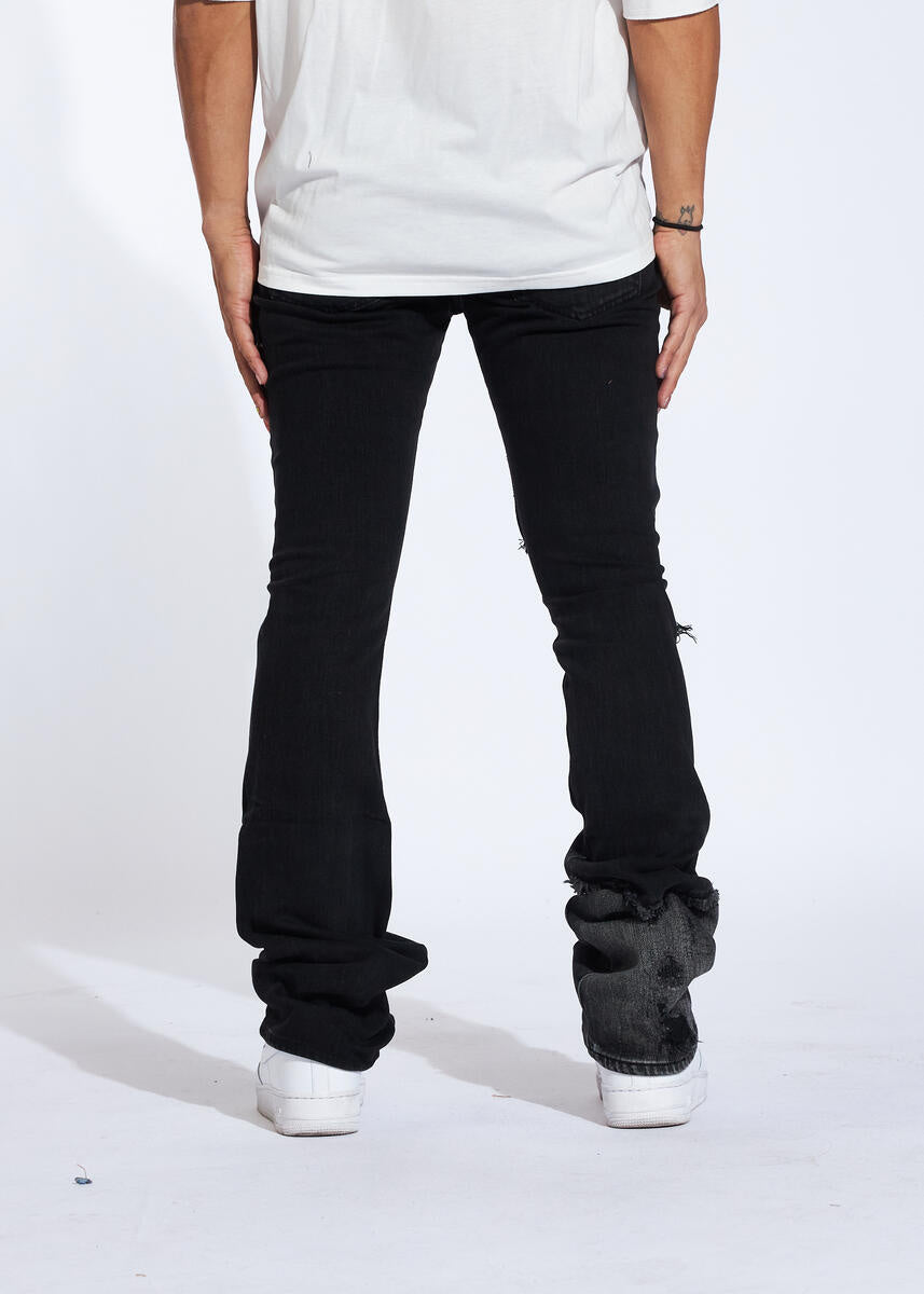 Crysp Denim Arch Flare Pant