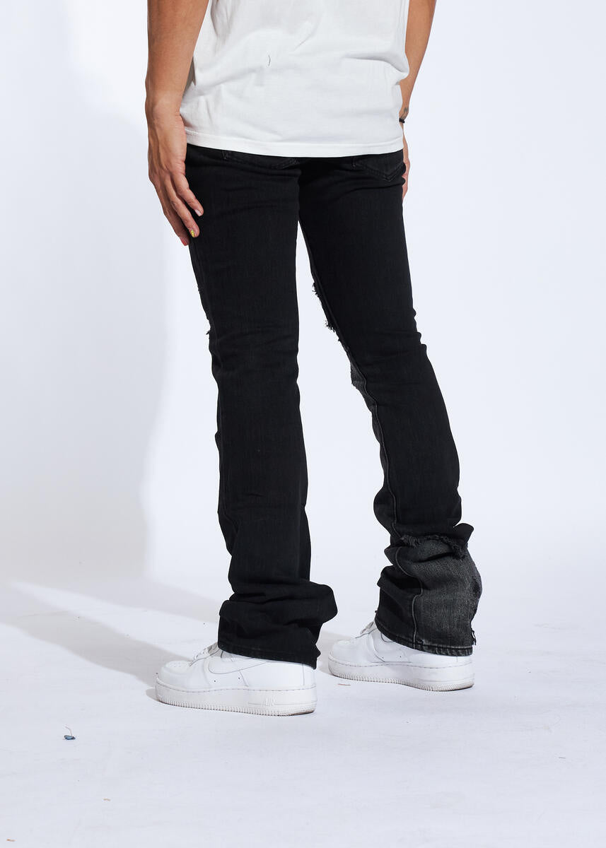 Crysp Denim Arch Flare Pant
