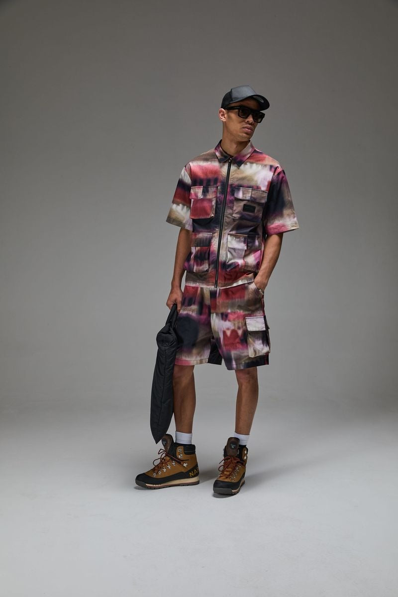 Criminal Damage Photo Print Shorts