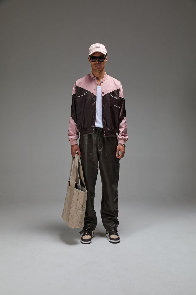 Criminal Damage Western Satin Bomber