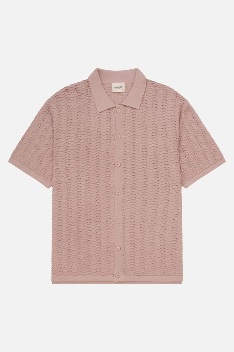 Kuwalla Wave Knit Polo Shirt