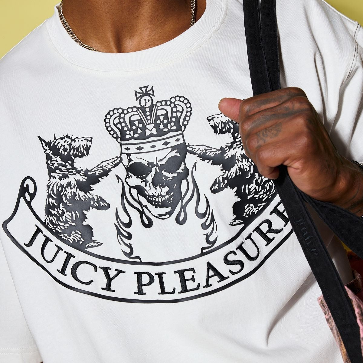 Pleasures Skull Crest Heavyweight Tee