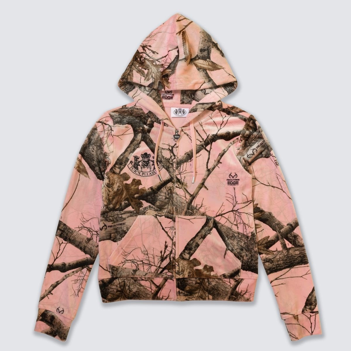 Wmns Pleasures x Juicy Couture Realtree Velour Hoodie