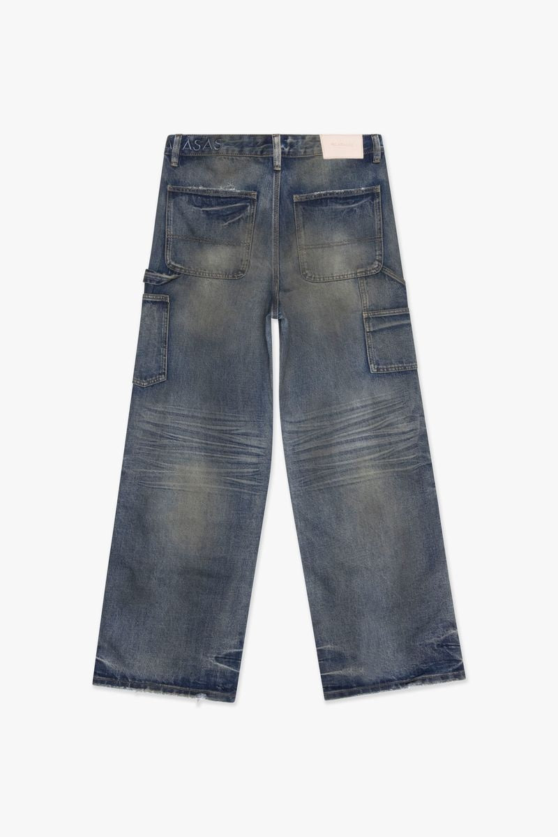 valabasas デニム 楽天市場】VALABASAS ヴァラバサス バギーデニムパンツ RIFT BLUE WASH