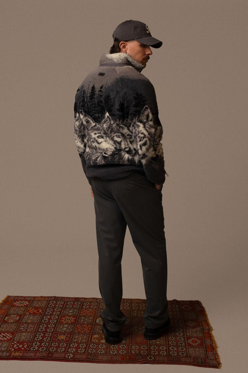 Kuwalla Printed Sherpa Fleece 