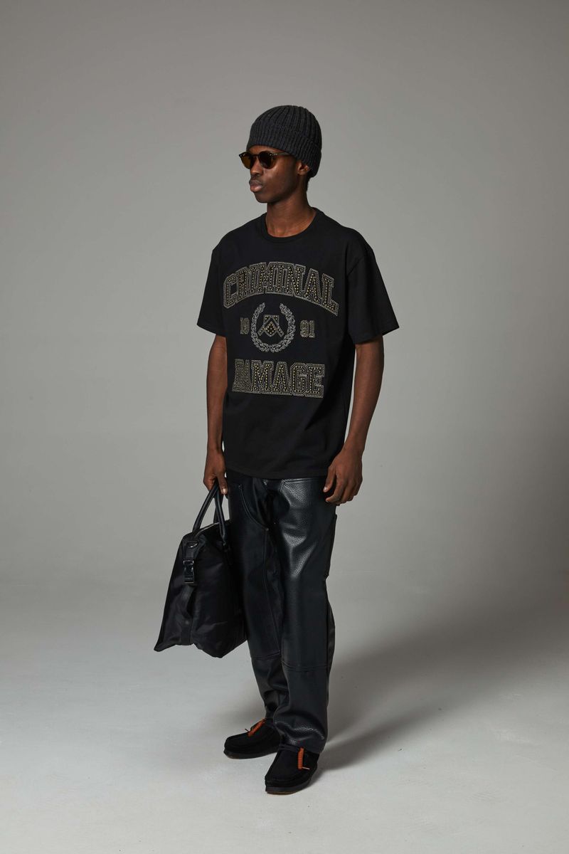 Criminal Damage Western Studded Tee