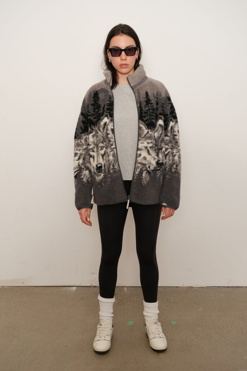 Kuwalla Printed Sherpa Fleece 