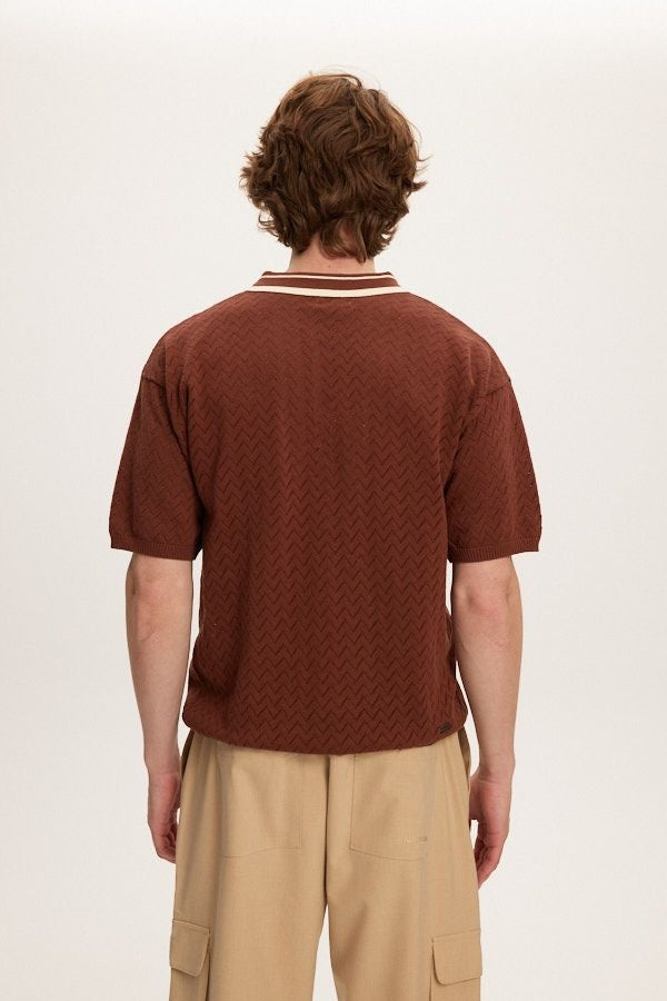 Kuwalla Knit Zip Polo