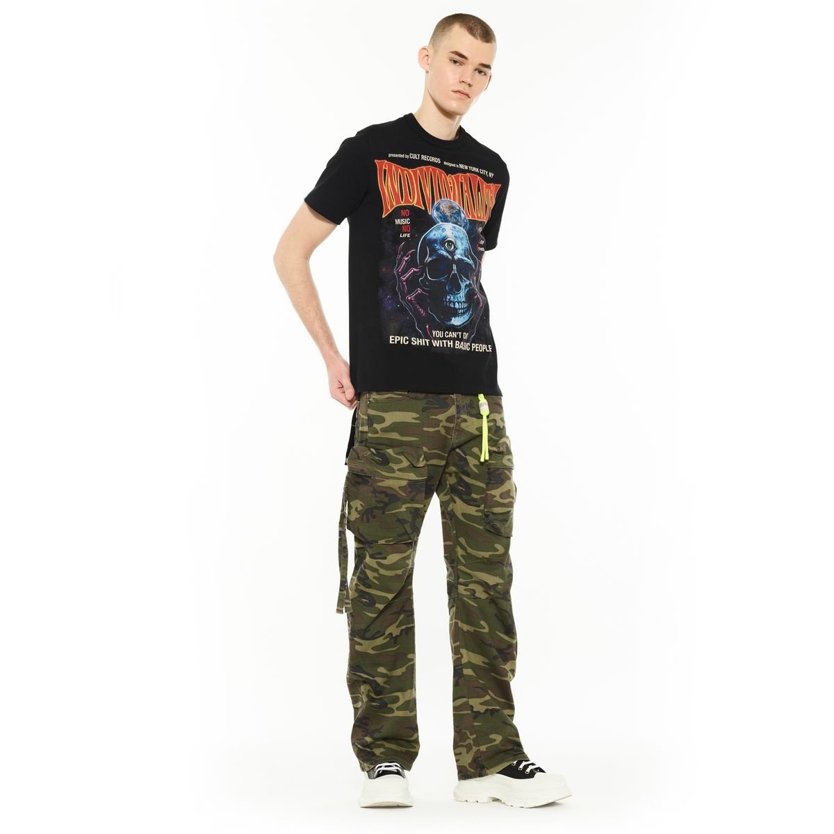 Cult of Individuality Grunge Baggy Cargo 'Camo|625B7-BC6A|Top Fashion