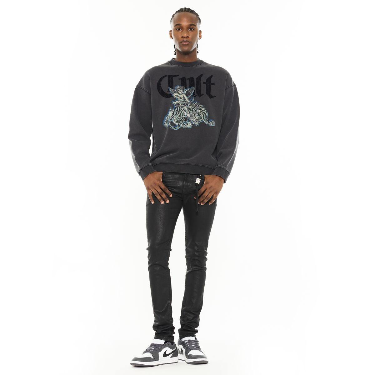 Cult of Individuality Crew Novelty Sweatshirt