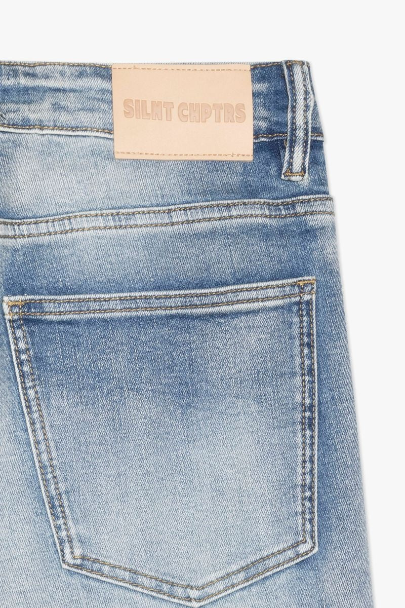 Silnt Chpters Stacked Denim Pant
