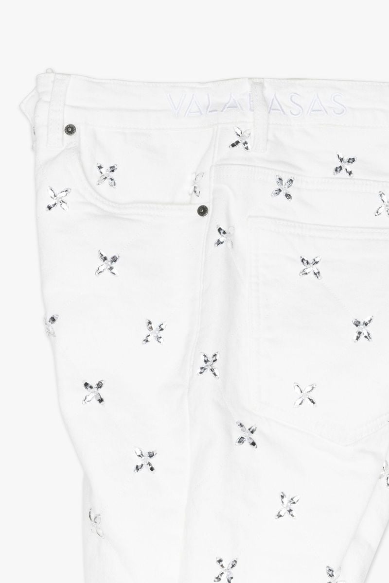 Valabasas Stim Stacked Denim Pant 'White|VLBS-VJ3-1007-WHT|Top Fashion