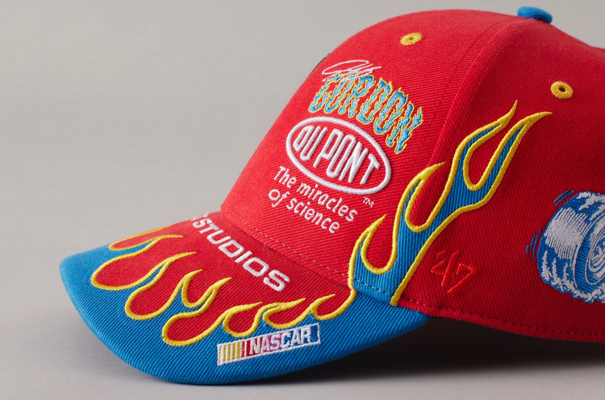 Market Nascar Legendary Jeff Gordan Hat 'Torch Red/Market Flames