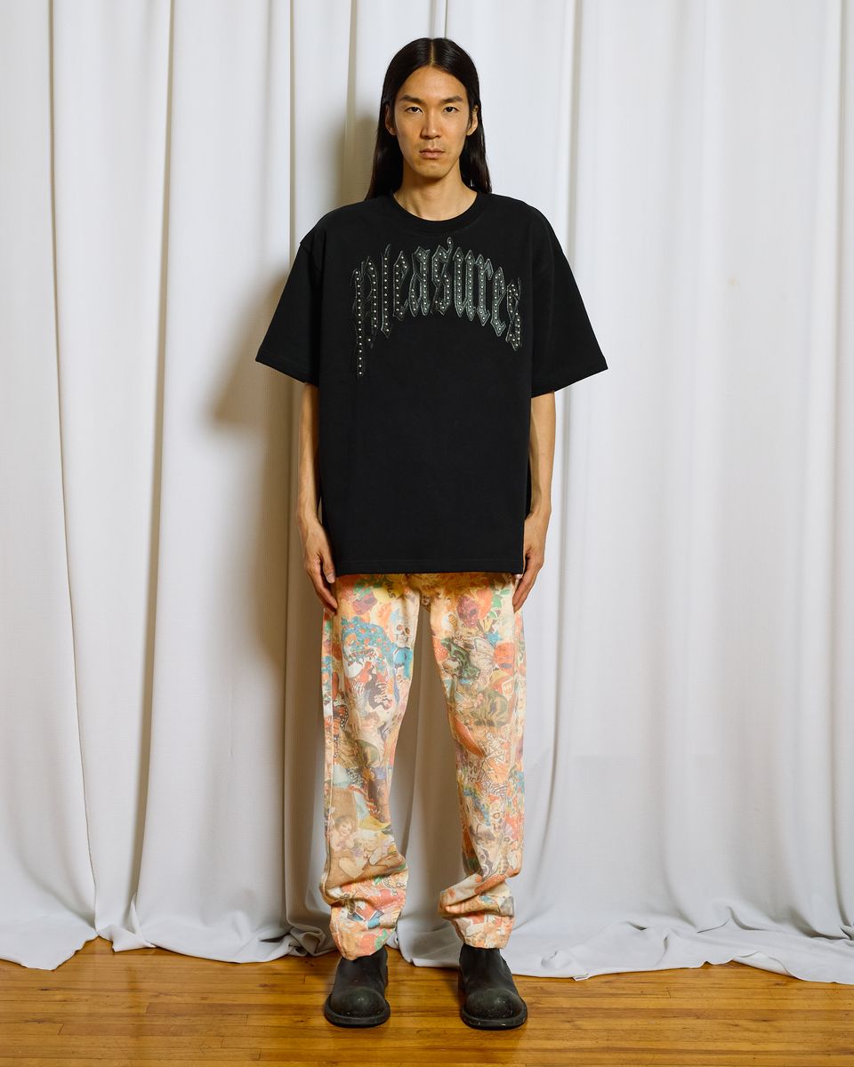 Pleasures Twitch Studded Crewneck Tee