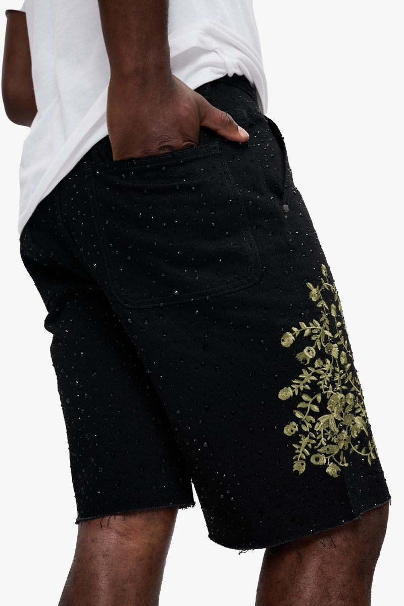 Valabasas Written Denim Shorts 