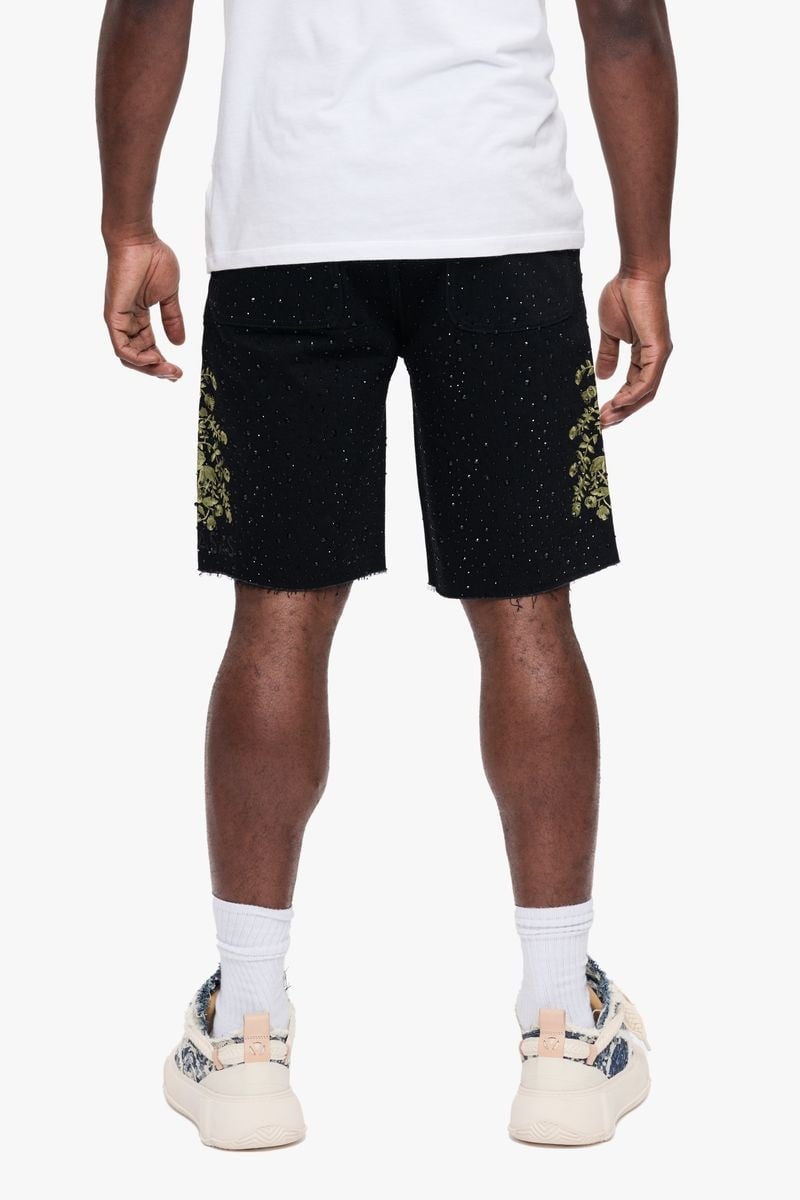 Valabasas Written Denim Shorts 