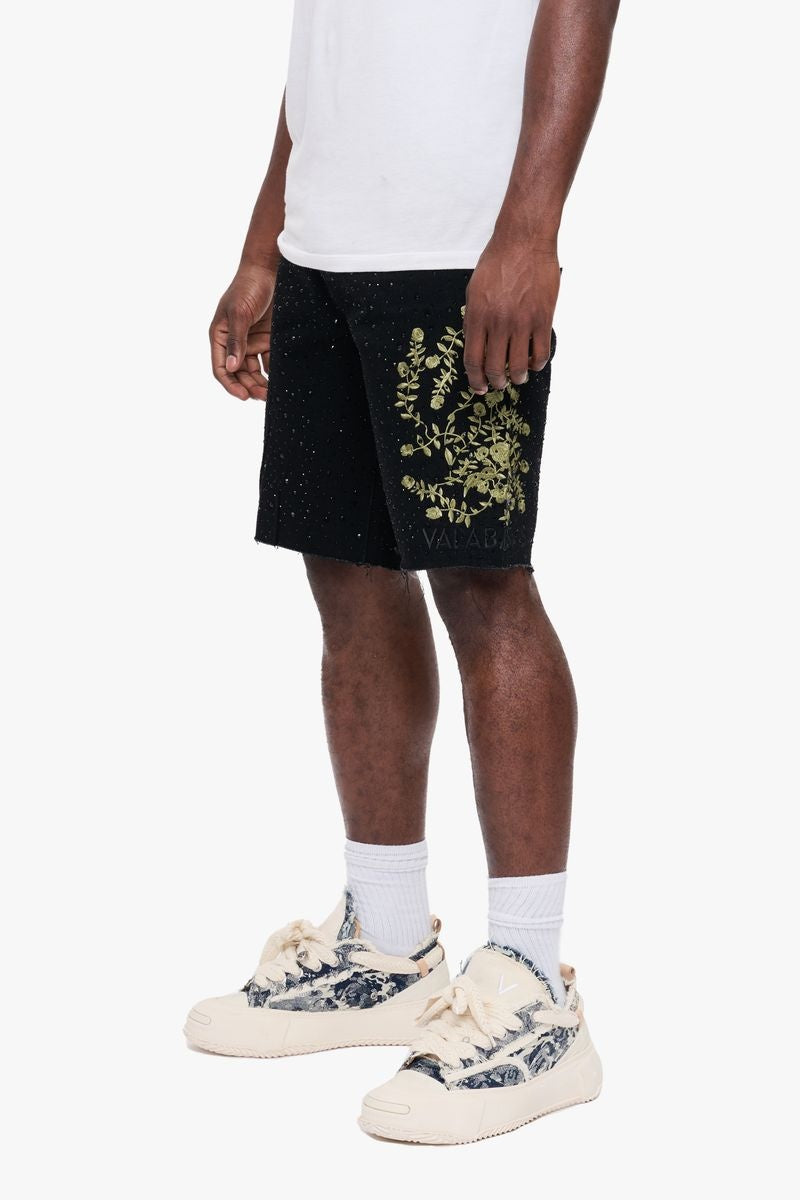 Valabasas Written Denim Shorts 