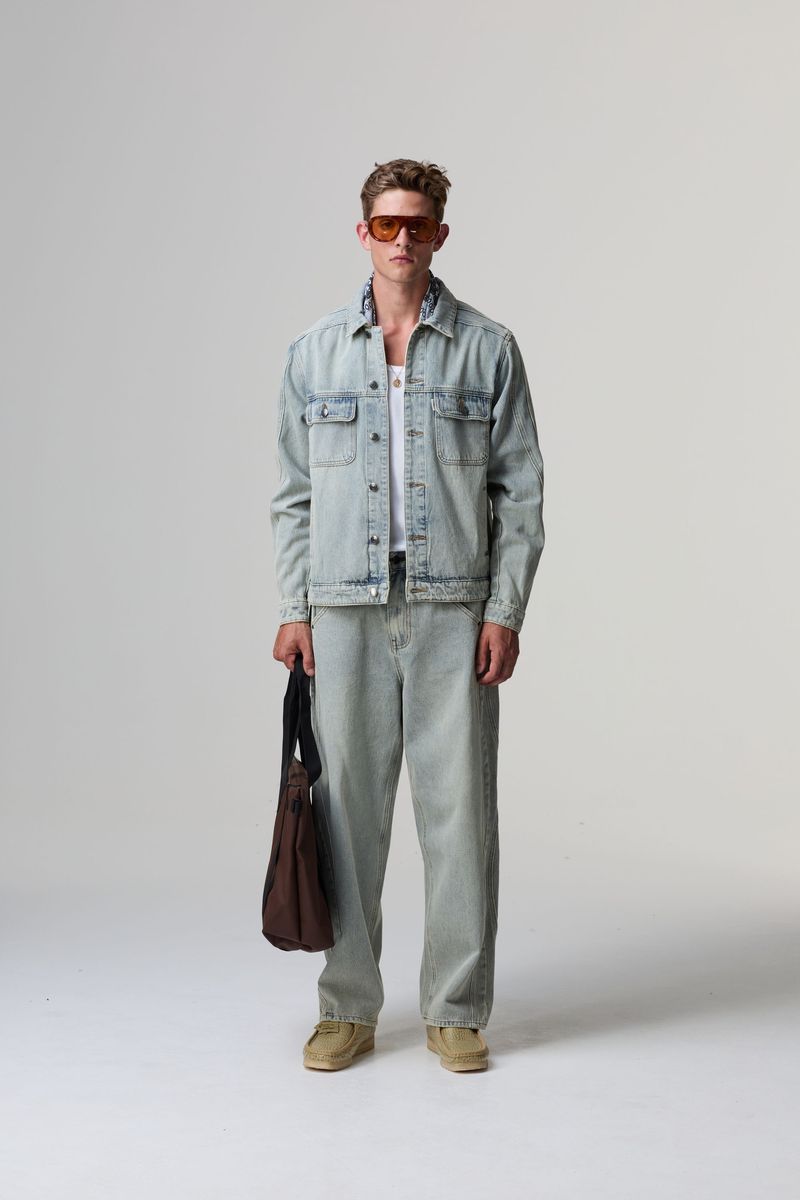 Criminal Damage Wavy Denim Jacket
