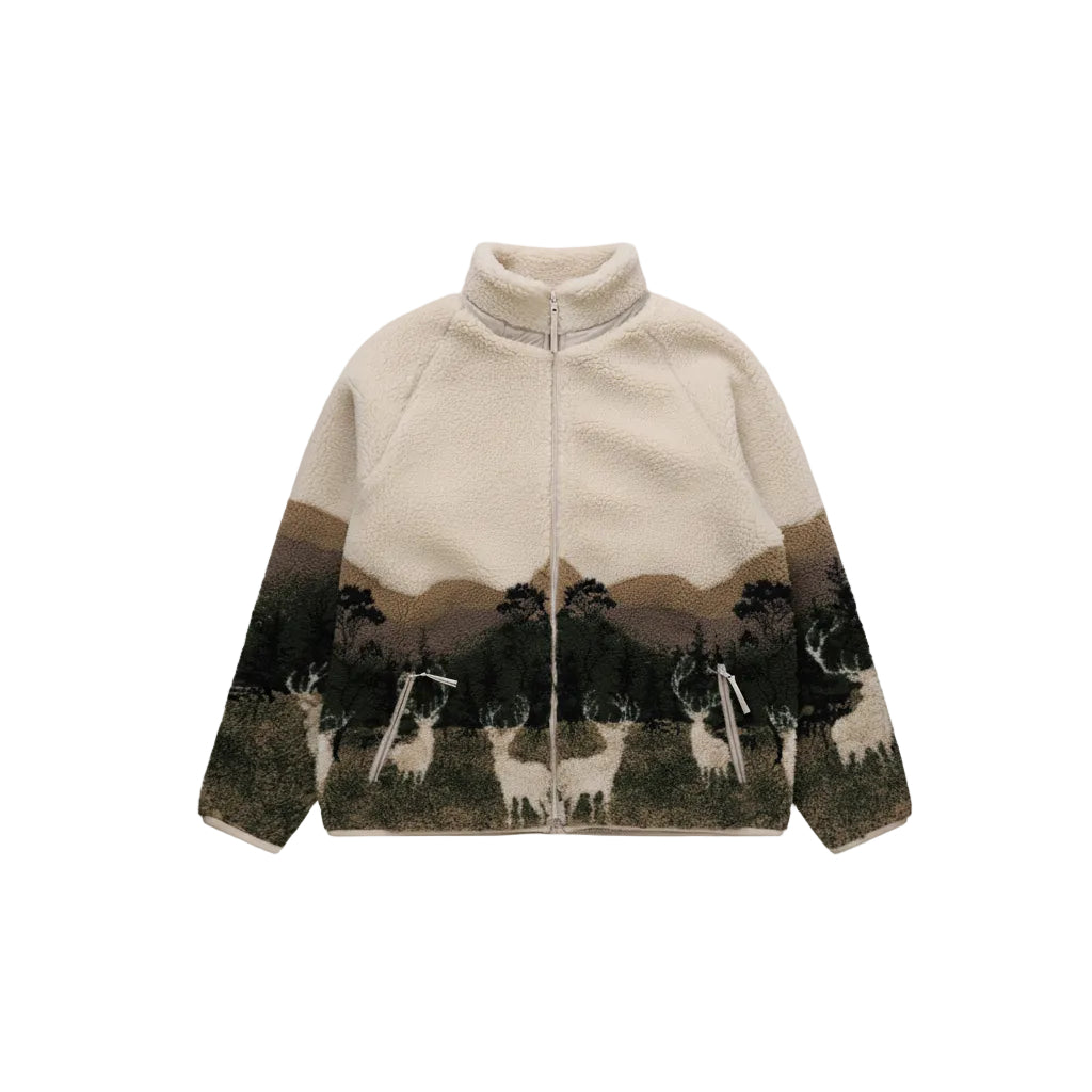 Kuwalla Printed Sherpa Jacket