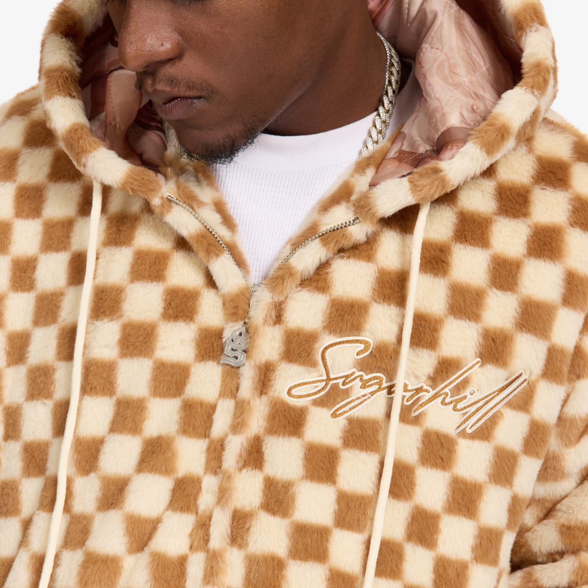 Sugarhill Magnus Fur Hoodie