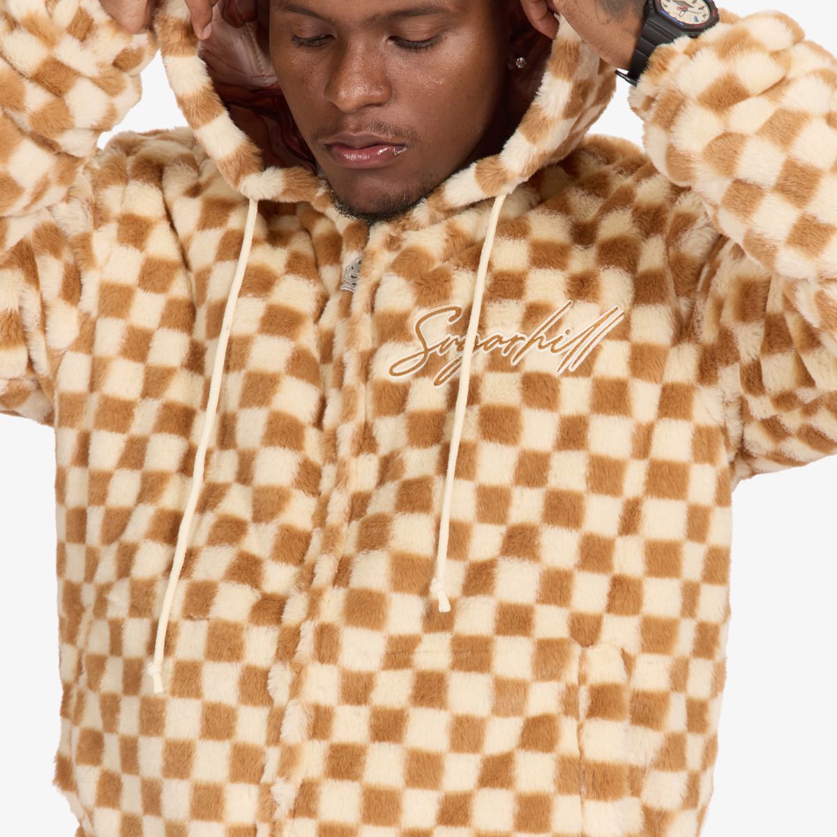 Sugarhill Magnus Fur Hoodie