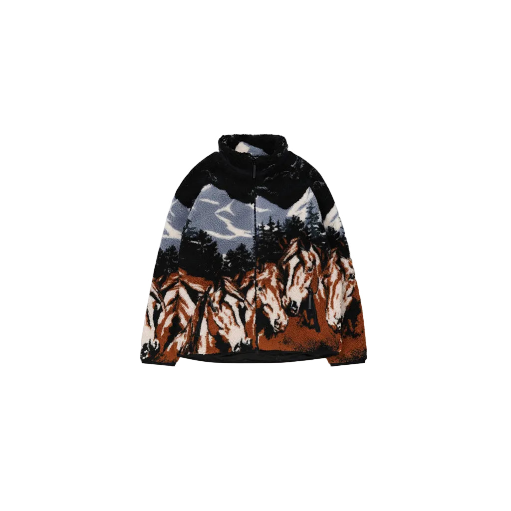 Kuwalla Printed Sherpa Jacket