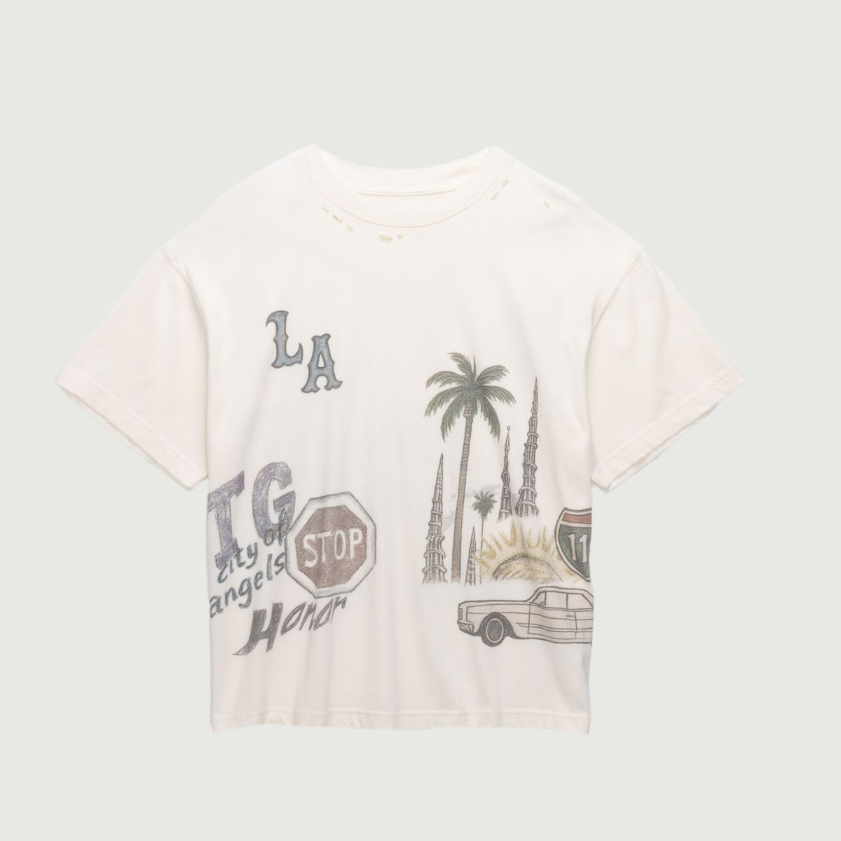 Honor The Gift All Over Los Angeles Tee