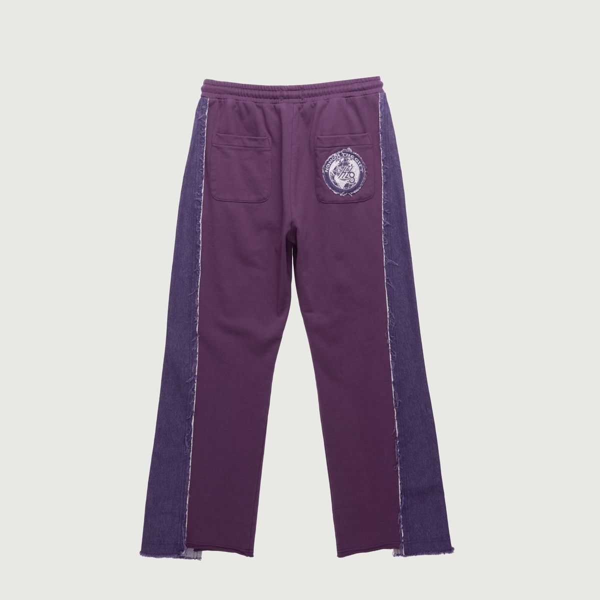 Honor The Gift Denim Panel Flare Sweatpant