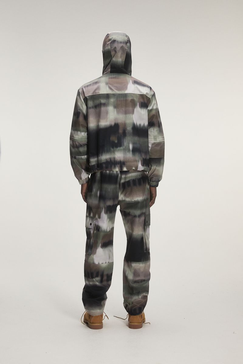 Criminal Damage Blurred Camo Cargo Pant