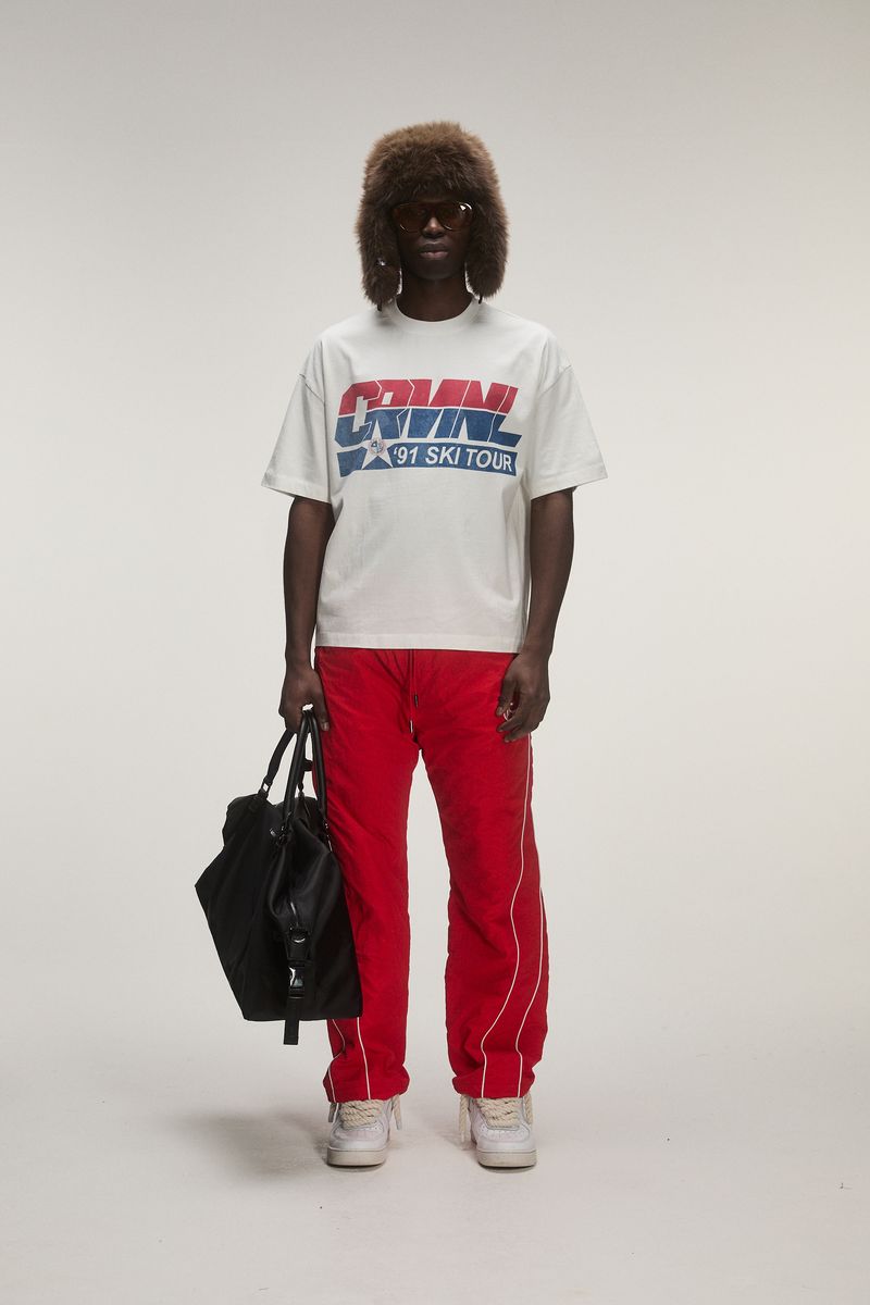 Criminal Damage Ski Tour Tee 'White'