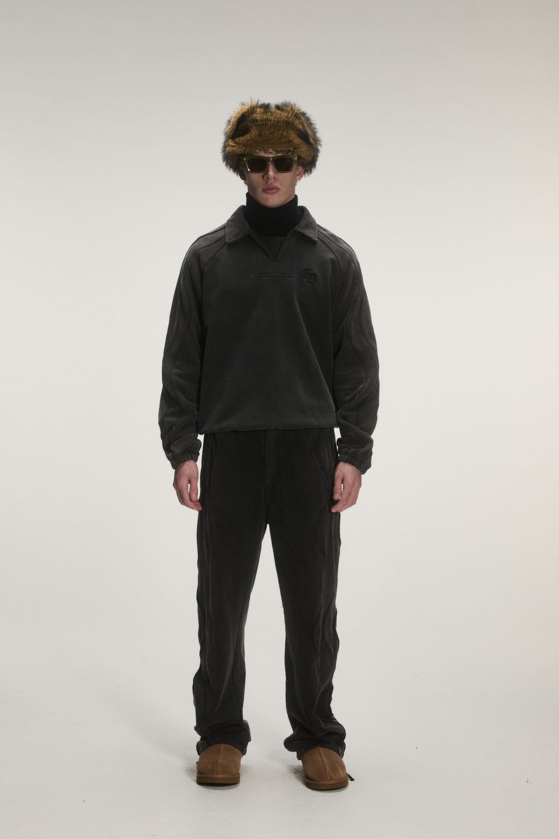Criminal Damage Wavy Seam Training Top