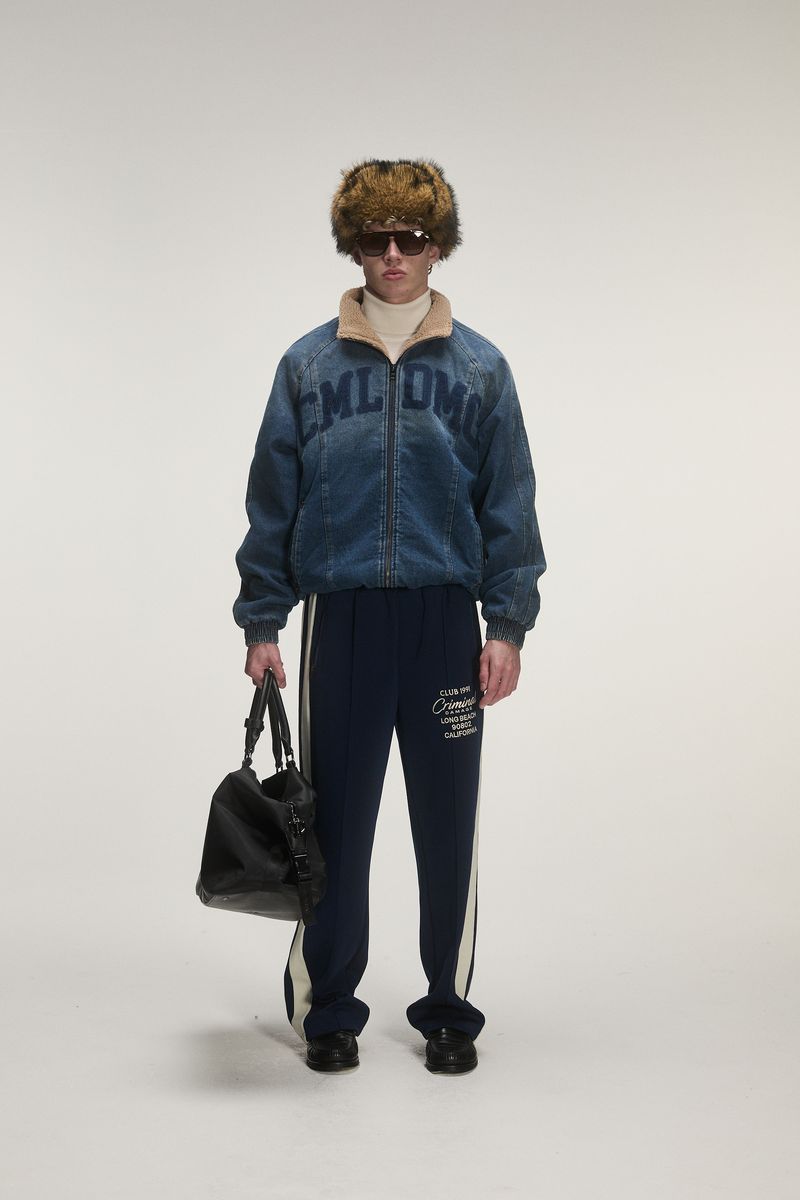 Criminal Damage Logo Stencil Denim Jacket