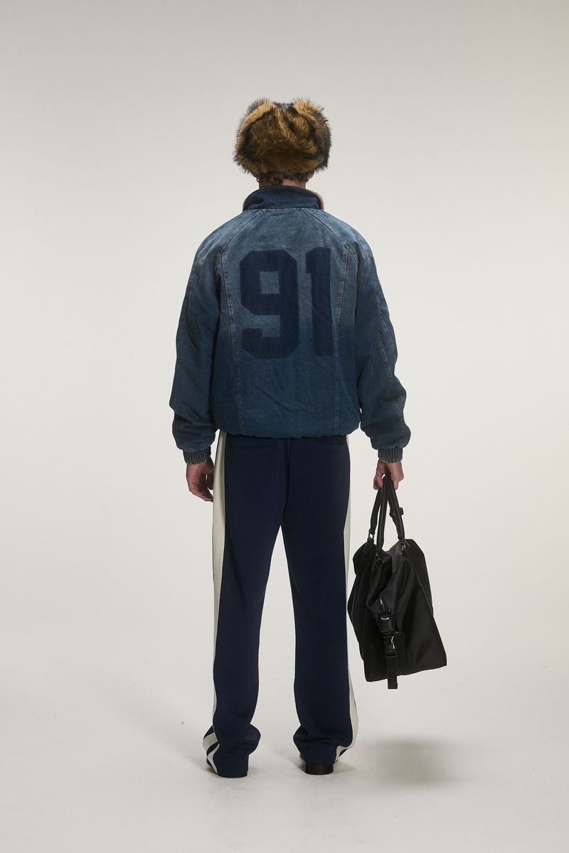 Criminal Damage Logo Stencil Denim Jacket