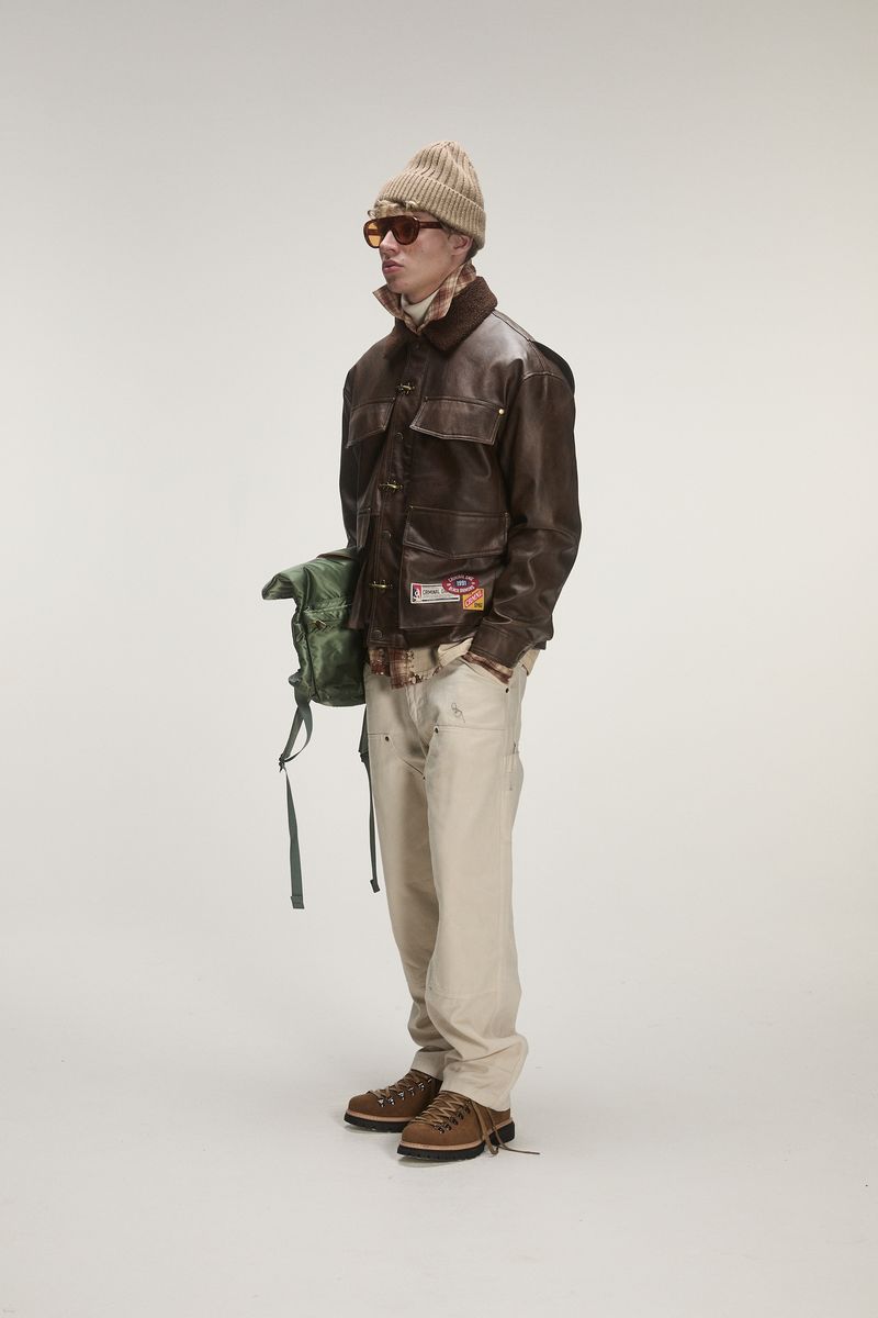 Criminal Damage Leather Fire Clip Jacket