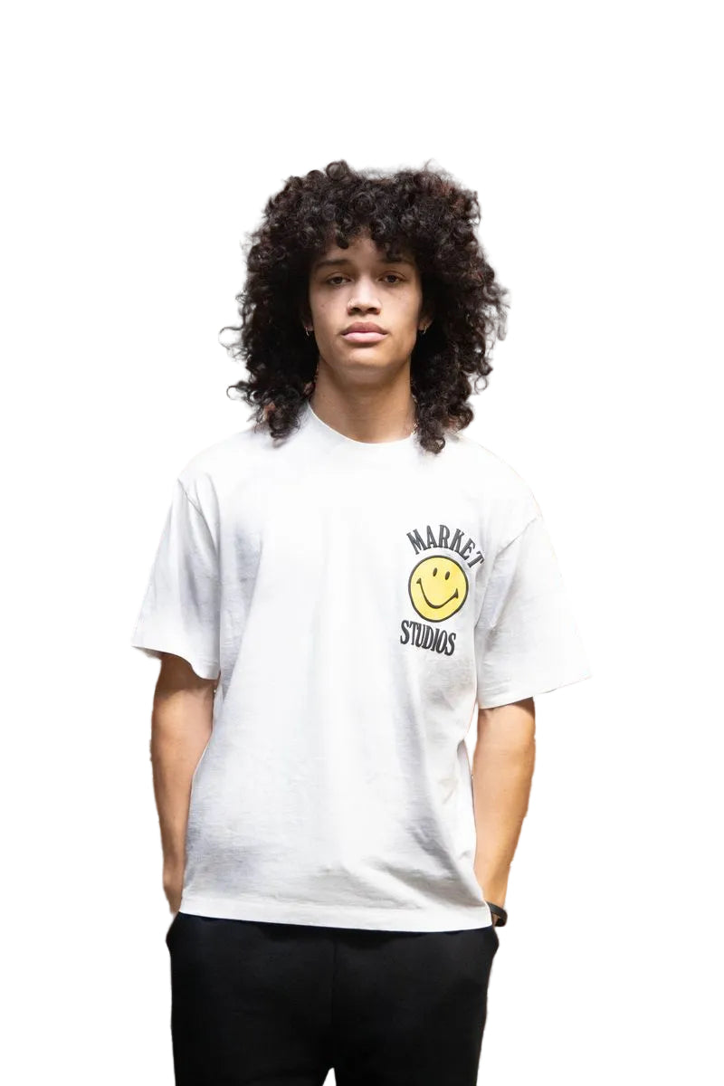 Market Smiley Lockup Tee