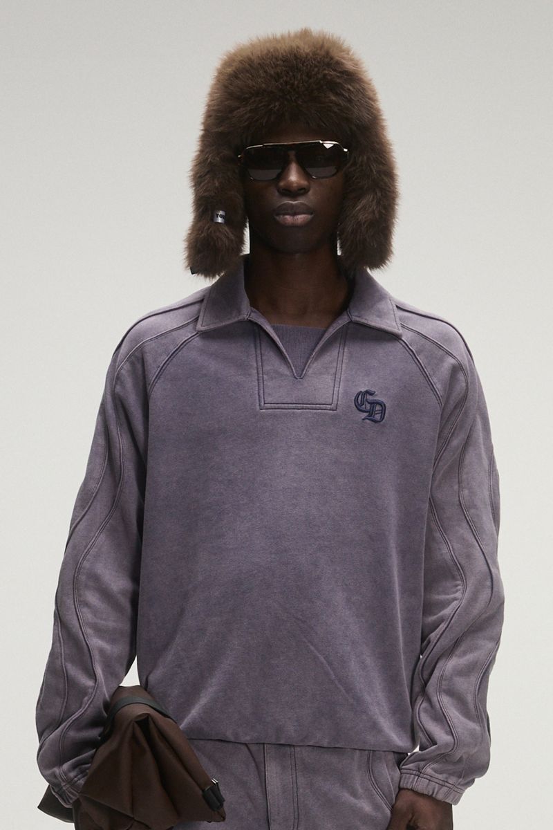 Criminal Damage Wavy Seam Training Top