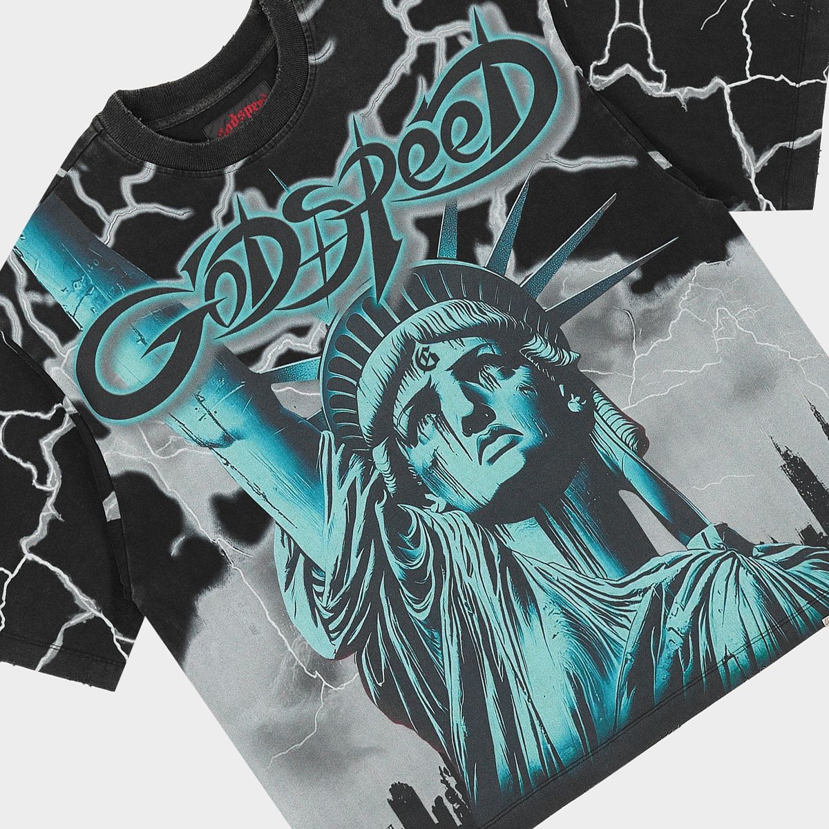 Godspeed Voltage Tee 'Wolf Grey'|Voltage-T-Shirt-Wolf-Grey|TF – Top Fashion