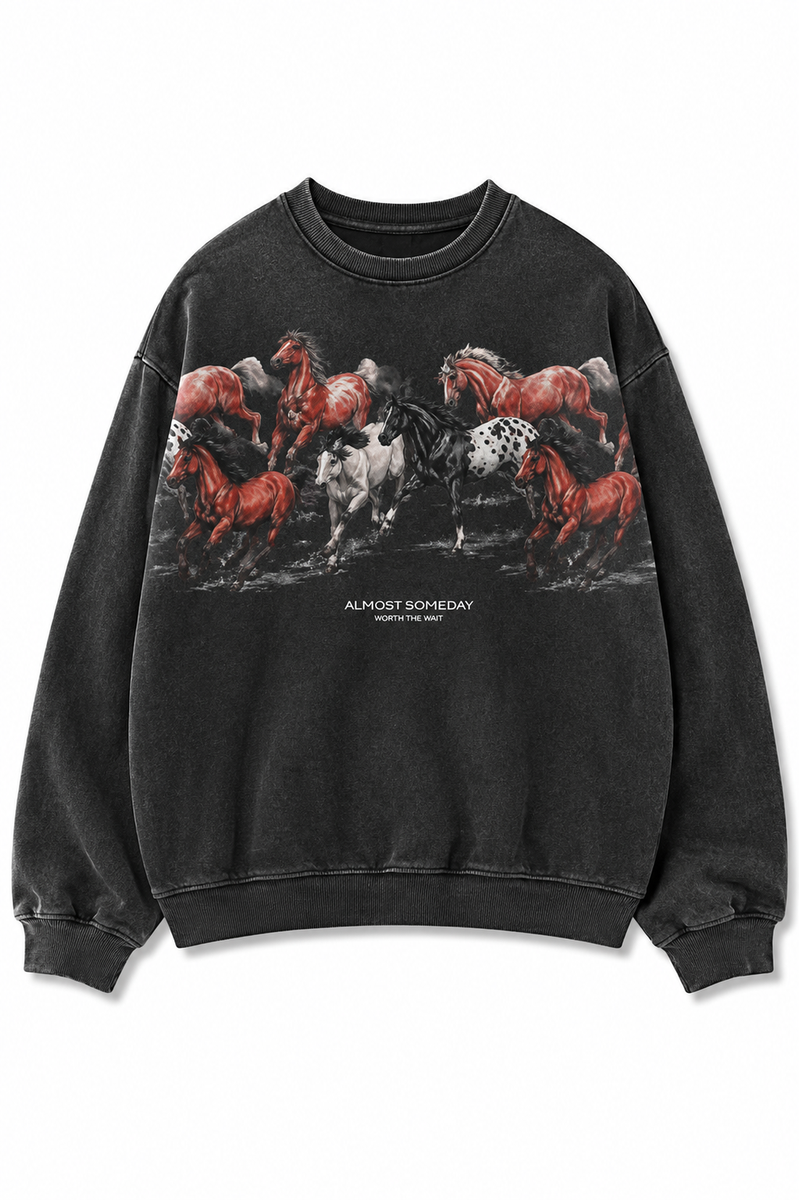 Almost Someday Smoke Crewneck
