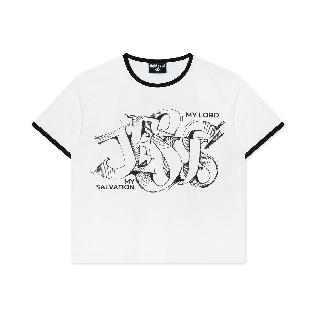 We Are Righteous My Salvation Ringer Tee