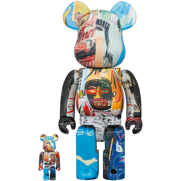Medicom Bearbrick Jean-Michel Basquiat "Special" 100% + 400%