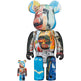 Medicom Bearbrick Jean-Michel Basquiat "Special" 100% + 400%