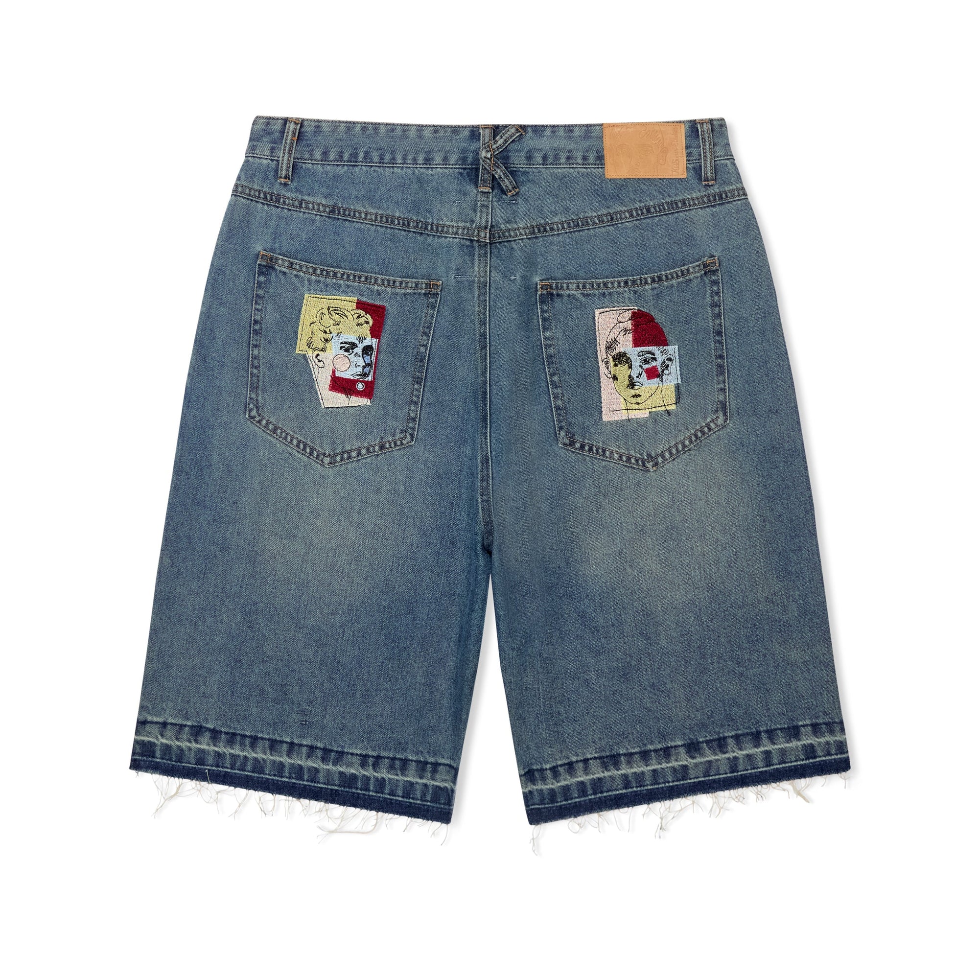 Kidsuper Face Patchwork Baggy Short
