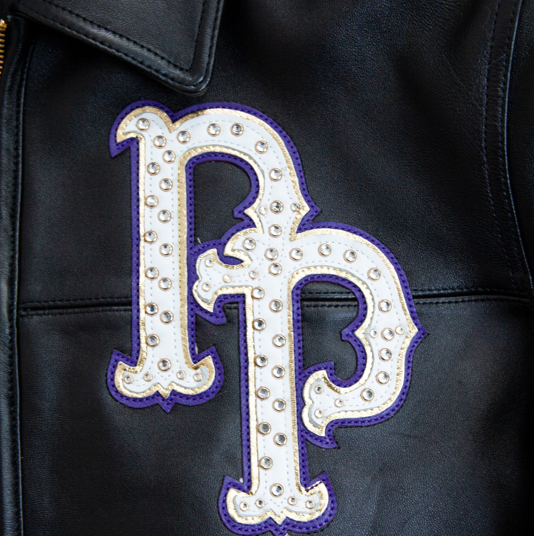 Pelle Pelle World Famous Jacket 'Black/Gold/Purple|325-37520-BGP