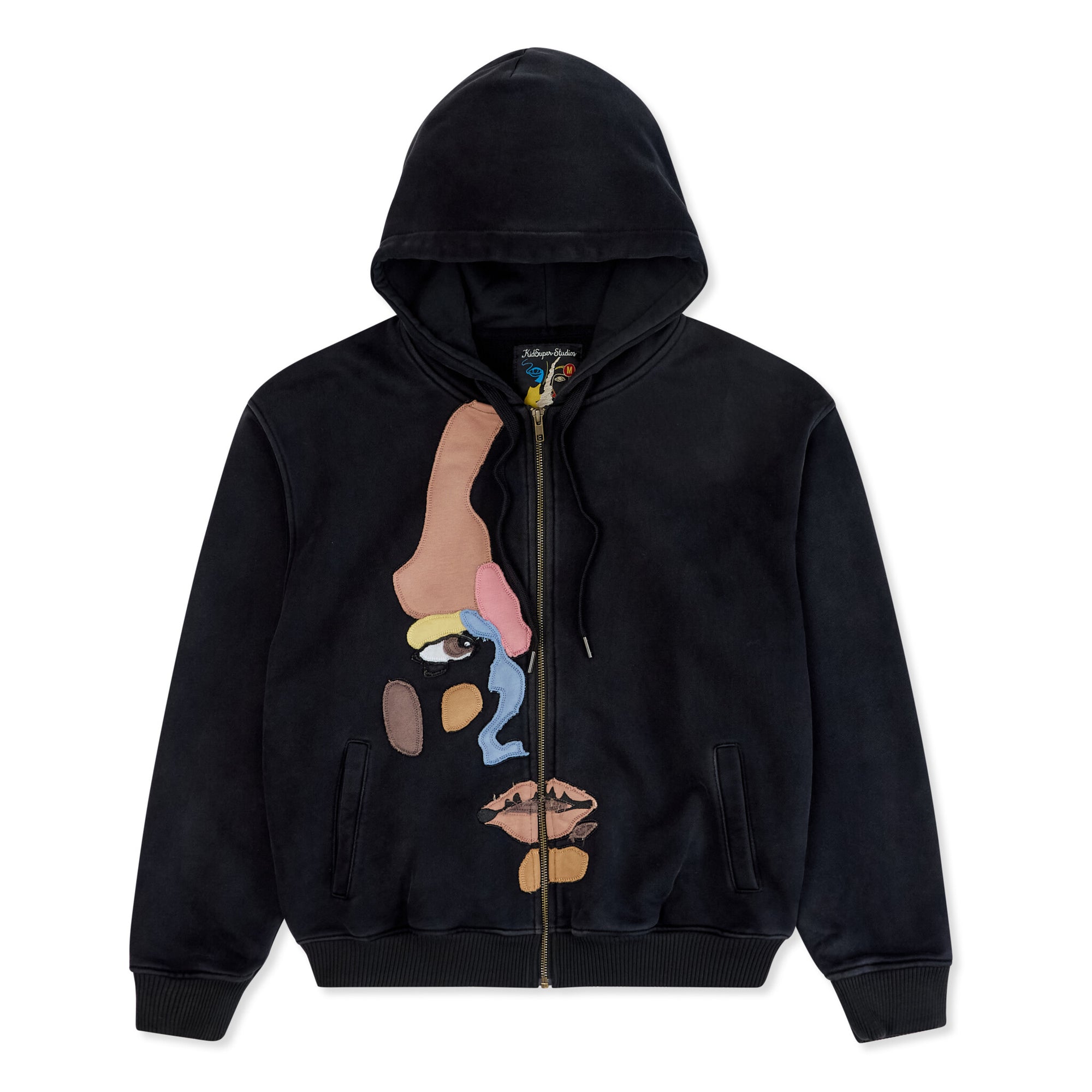 KidSuper Side Eye Face Zip Up Hoodie
