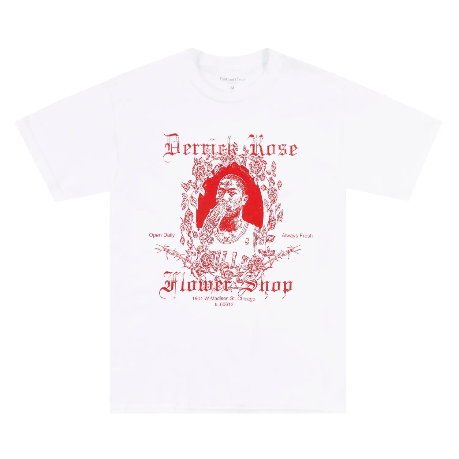 Full Court Press Rose Flower Shop Short Sleeve Tee