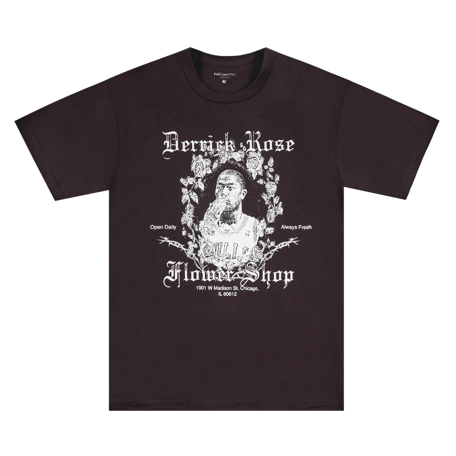 Full Court Press Rose Flower Shop Short Sleeve Tee